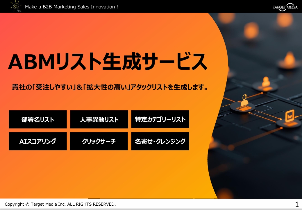 ABMリスト生成サービス<br>